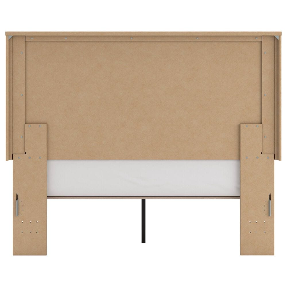 Ashley Gramburg Queen Panel Platform Bed in Warm Brown, , large