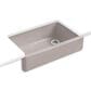 Kohler Whitehaven 35.75" Single Bowl Farmhouse Kitchen Sink in Truffle, , large