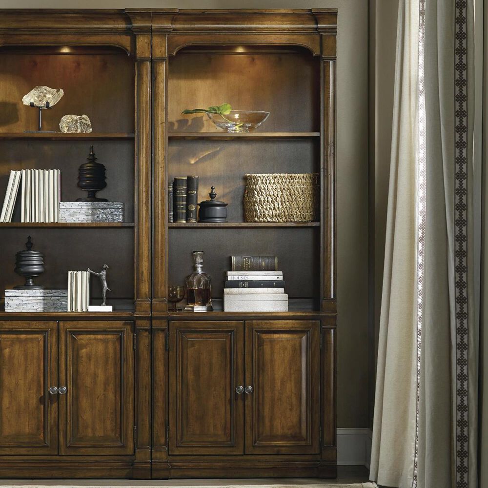 Hooker Furniture Tynecastle Bunching Bookcase in Warm Chestnut, , large