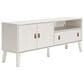 Ashley Aprilyn 59" TV Stand in White, , large