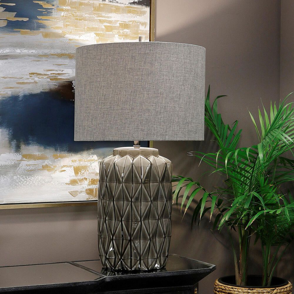 Flair Industries Alton Table Lamp in Gray, , large