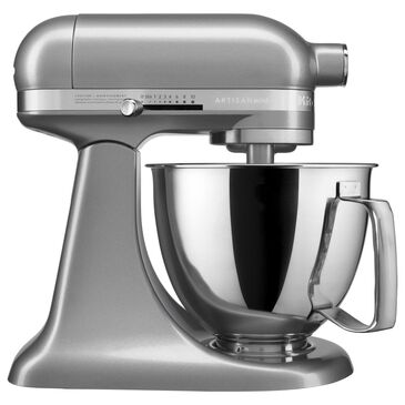 KitchenAid Artisan Mini 3.5 Quart Tilt-Head Stand Mixer in Contour Silver, , large