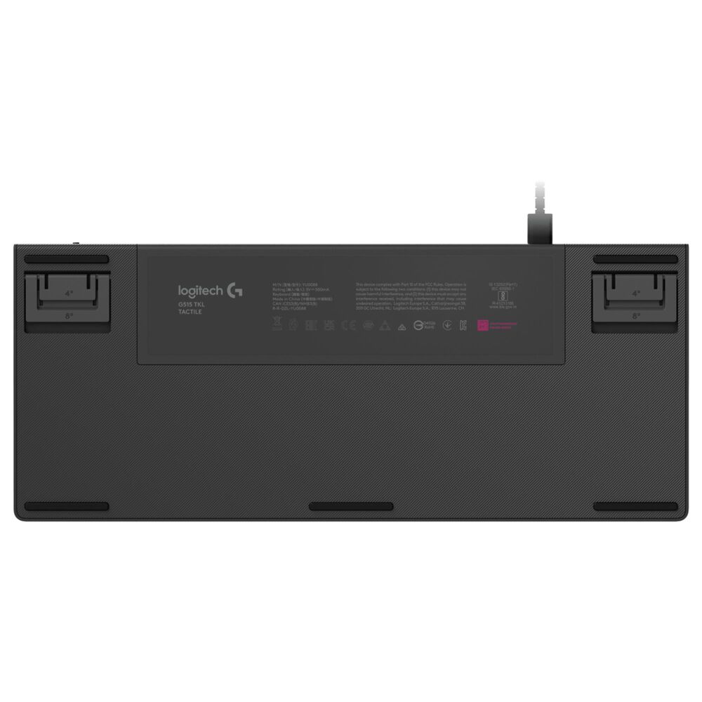 Logitech G5 Series G515 TKL Wired Low Profile Gaming Keyboard in Black, , large