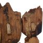Maple and Jade Abstract Sculpture in Natural Brown, , large