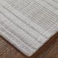 Feizy Highview Ivory 12" x 15" Area Rug, , large