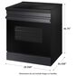 Samsung Bespoke Bespoke 6.3 Cu. Ft. Smart Slide-In Electric Induction Range with Anti-Scratch Glass Cooktop in Matte Black Steel, , large