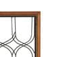 Maple and Jade 31" x 11" Geometric Wall Decor with Beaded Accents in Brown and Black (Set of 2), , large