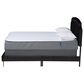 Baxton Studio Oxley Queen Panel Upholstered Bed in Gold, , large