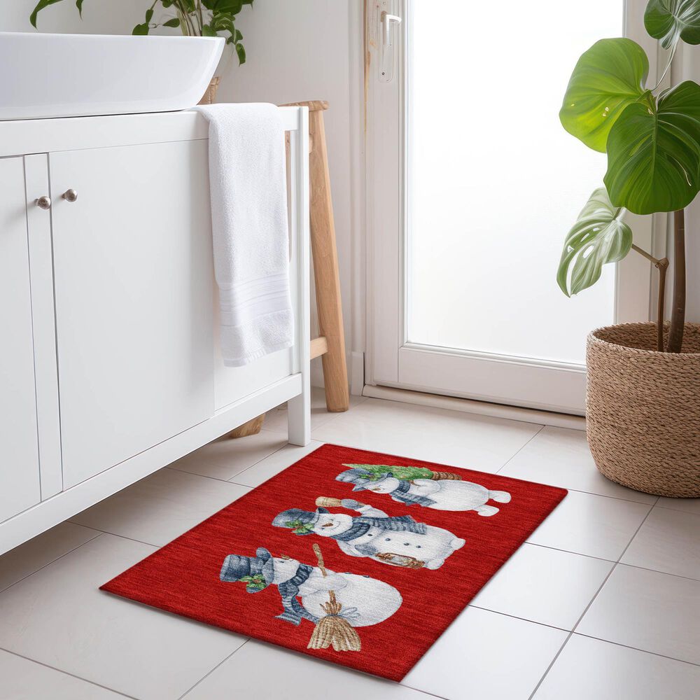 Dalyn Rug Company Wonderland WN34 Red 1&#39;8&quot; x 2&#39;6&quot; Area Rug, , large