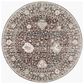 Surya Carlisle 5"3" Round Dark Brown, Ivory, Light Sage, Dusty Pink, Pale Blue and Olive Area Rug, , large