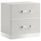 New Heritage Europa 2 Drawer Nightstand in White, , large