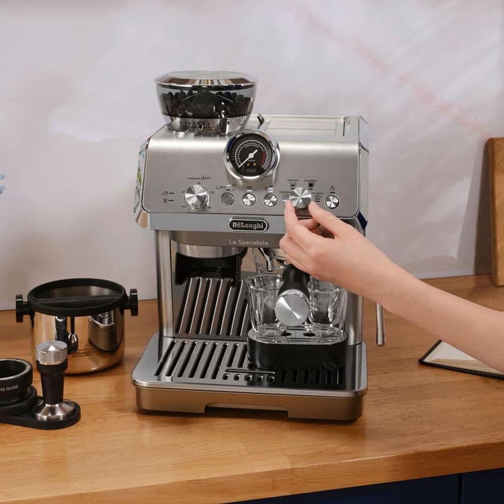 DeLonghi La Specialista Arte Evo 56 Oz Espresso Machine with Cold Brew in Metal, , large