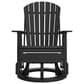 Ashley Hyland Wave Swivel Glider Chair in Black, , large