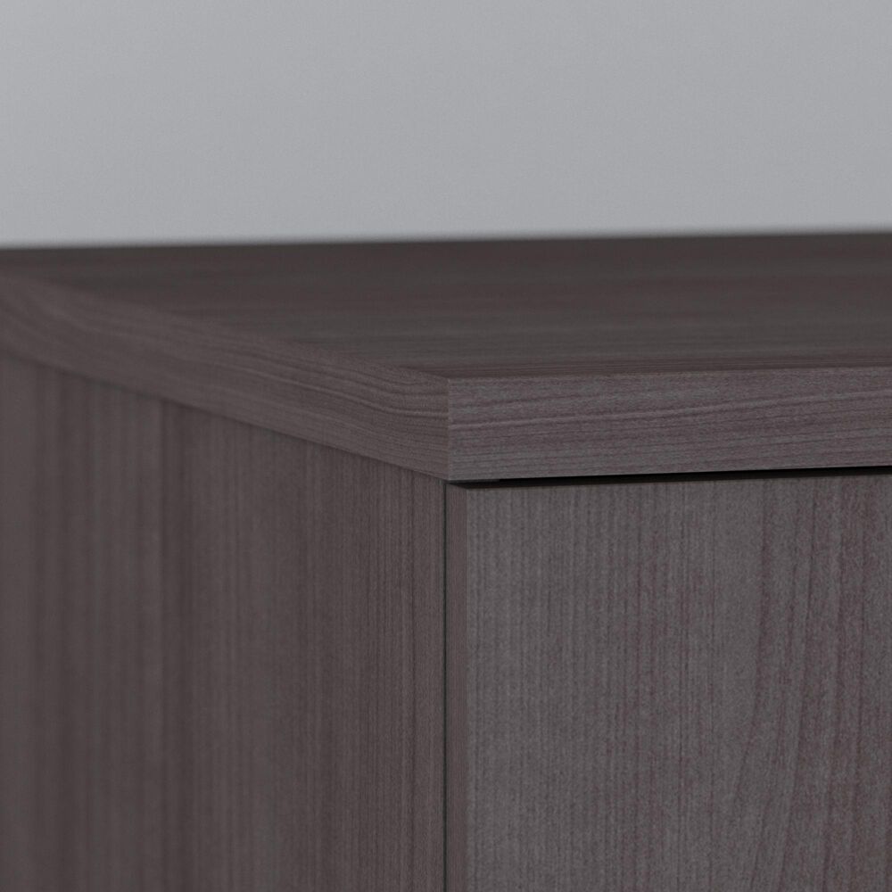Bush Somerset 60&quot; L-Shaped Desk with Hutch in Storm Gray, , large