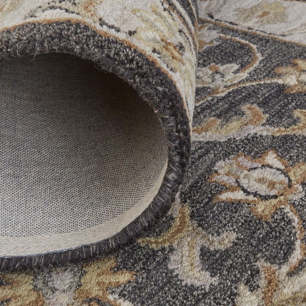 Feizy Eaton 3&#39;6&quot; x 5&#39;6&quot; Charcoal Area Rug, , large