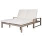 HOMLUX Patio 2-Person Lounge Chair with Grey Frame in Beige, , large
