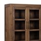 Classic Home Kharga 4-Door Display Cabinet in Natural, , large
