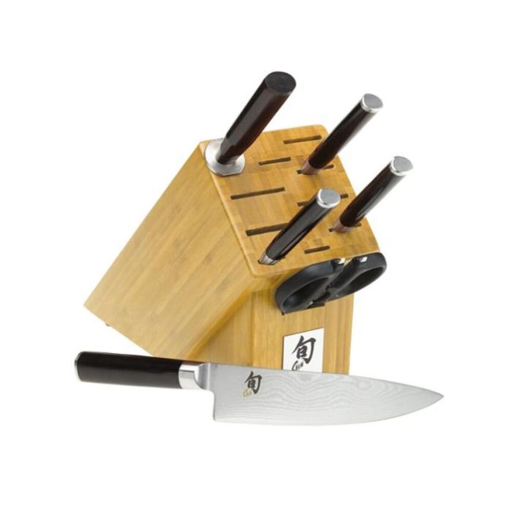 Shun Classic 6-Piece Slim Knife Block Set