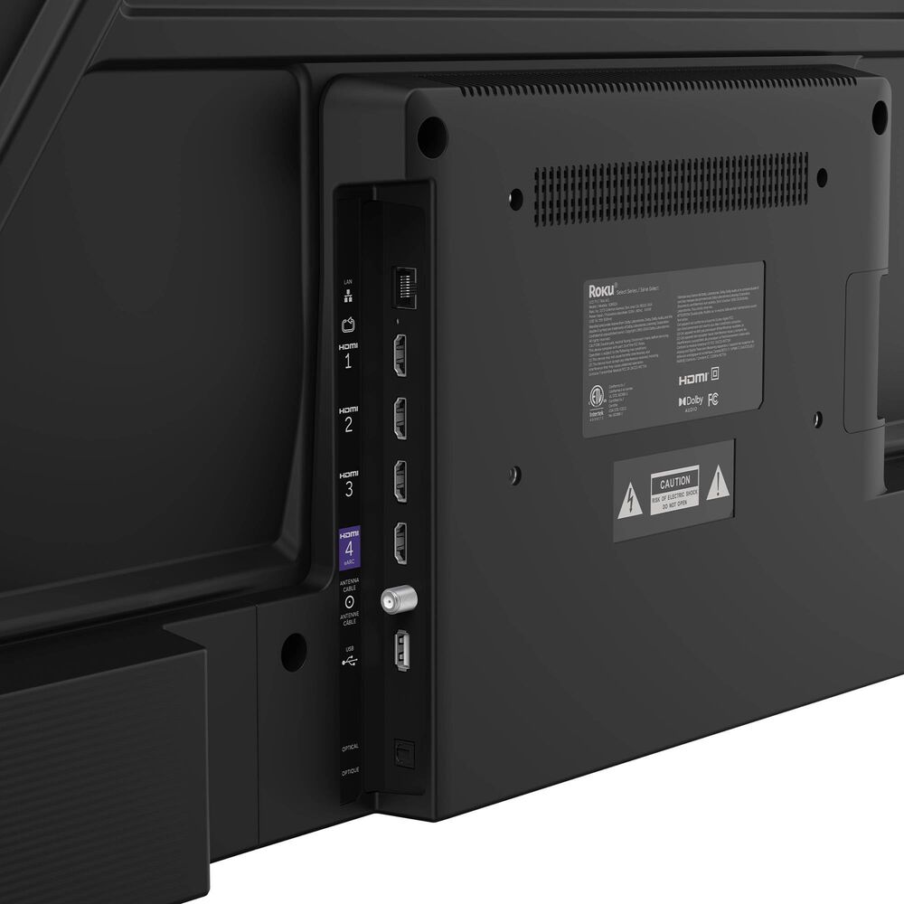 Roku 50" Class Select Series 4K QLED in Black - Smart TV, , large