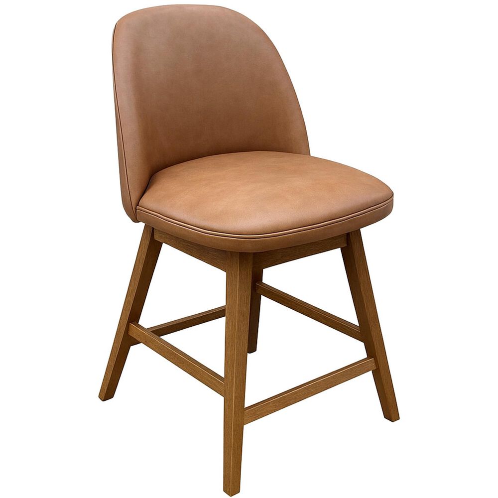 Linden Boulevard Byrnn Counter Stool in Brown, , large