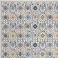 Safavieh Evoke EVK210C 10" x 14" Ivory and Blue Area Rug, , large
