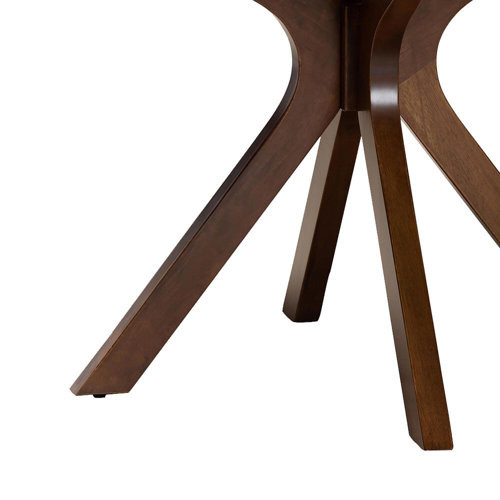 Baxton Studio Jana 7-Piece Dining Set in Grey/Walnut Brown, , large
