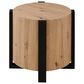 Steve Silver Furniture Darcie End Table in Natural and Black, , large