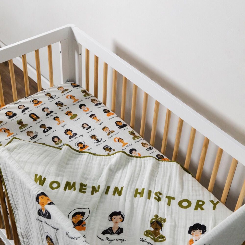 Babyletto Crib Sheet in Women In History, , large