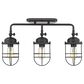 Golden Lighting Seaport 3-Light Bath Vanity in Matte Black, , large