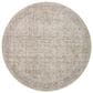 Amber Lewis x Loloi Alie 7"10" Round Taupe and Dove Area Rug, , large