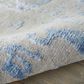 Nourison Silk Shadows 2" x 3" Grey and Blue Area Rug, , large