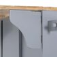 HOMLUX 59" Kitchen Island with 2 Pull Out Cabinet Organizers in Grey, , large