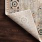 Loloi II Isadora ISA-01 8" x 10" Oatmeal and Silver Area Rug, , large