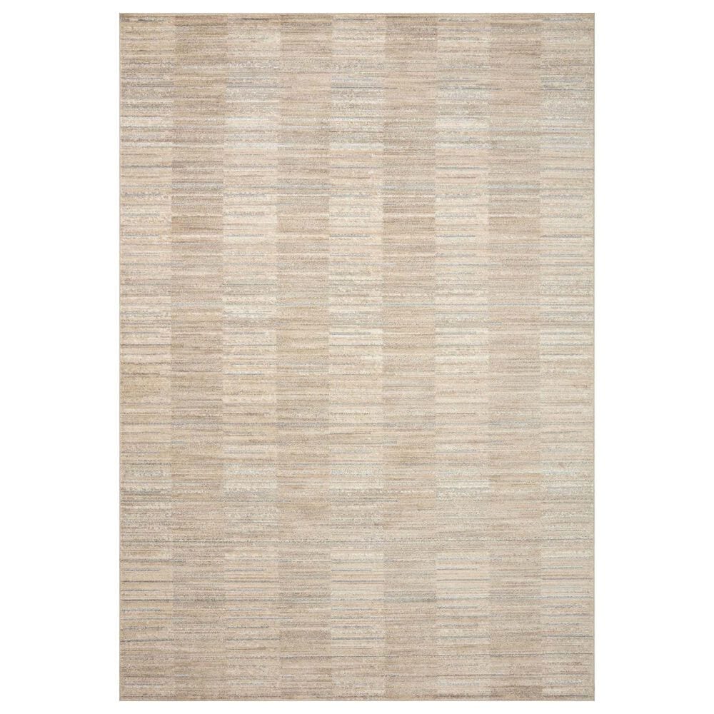 Loloi Arden 9" x 12" Natural and Pebble Area Rug, , large