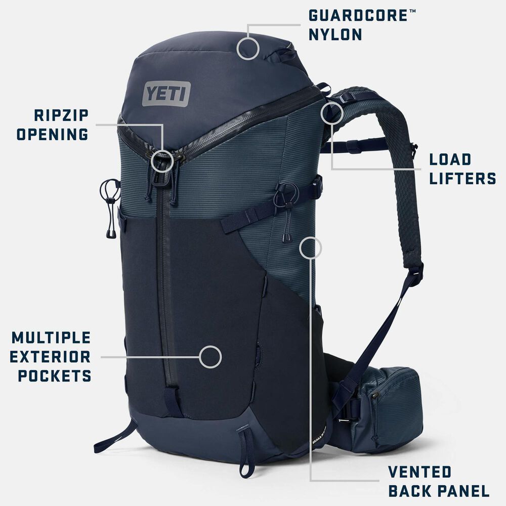 YETI Skala 32L Men's Hiking Backpack in Classic Navy - L/XL, , large