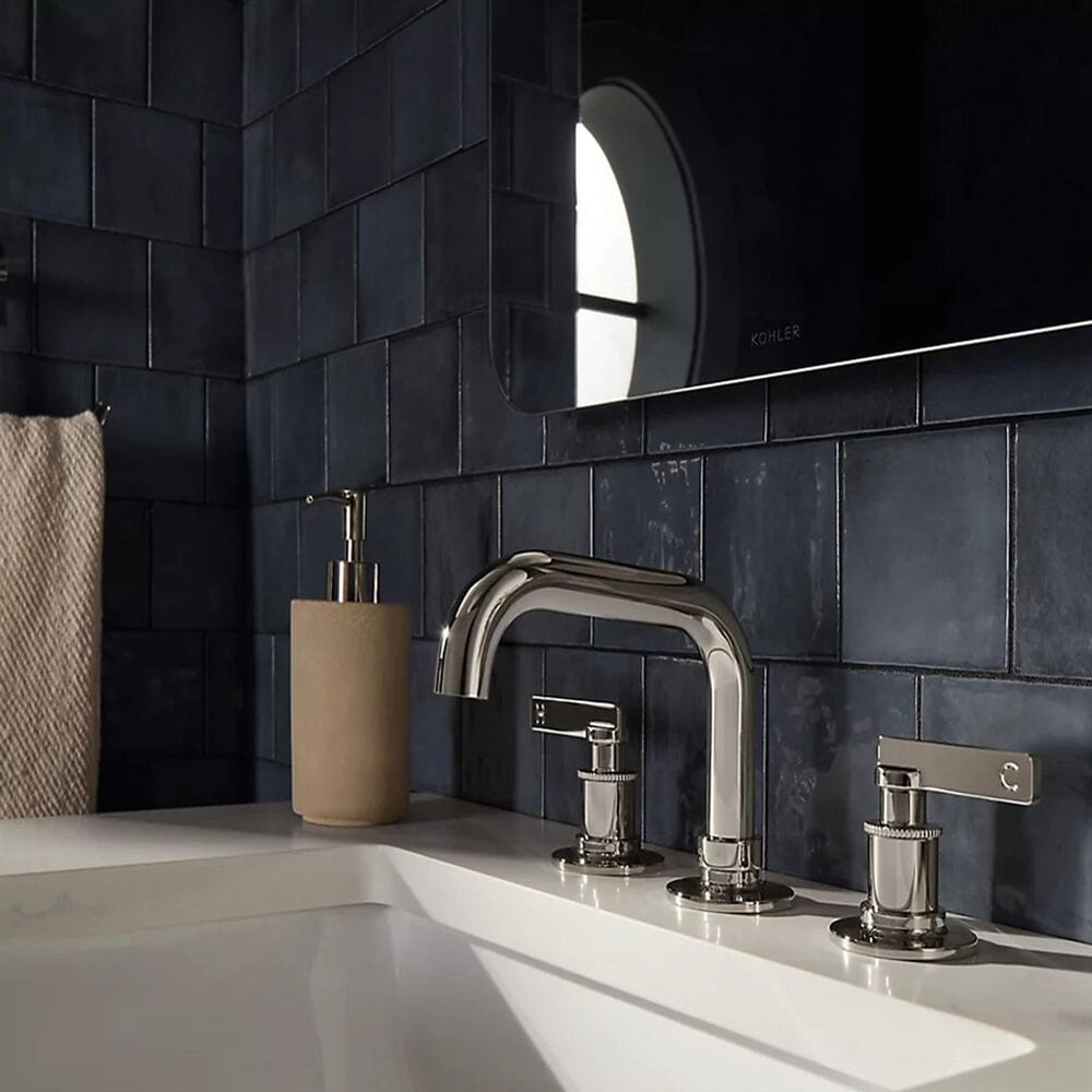 Kohler Castia Widespread Bathroom Sink Faucet in Vibrant Polished Nickel, , large