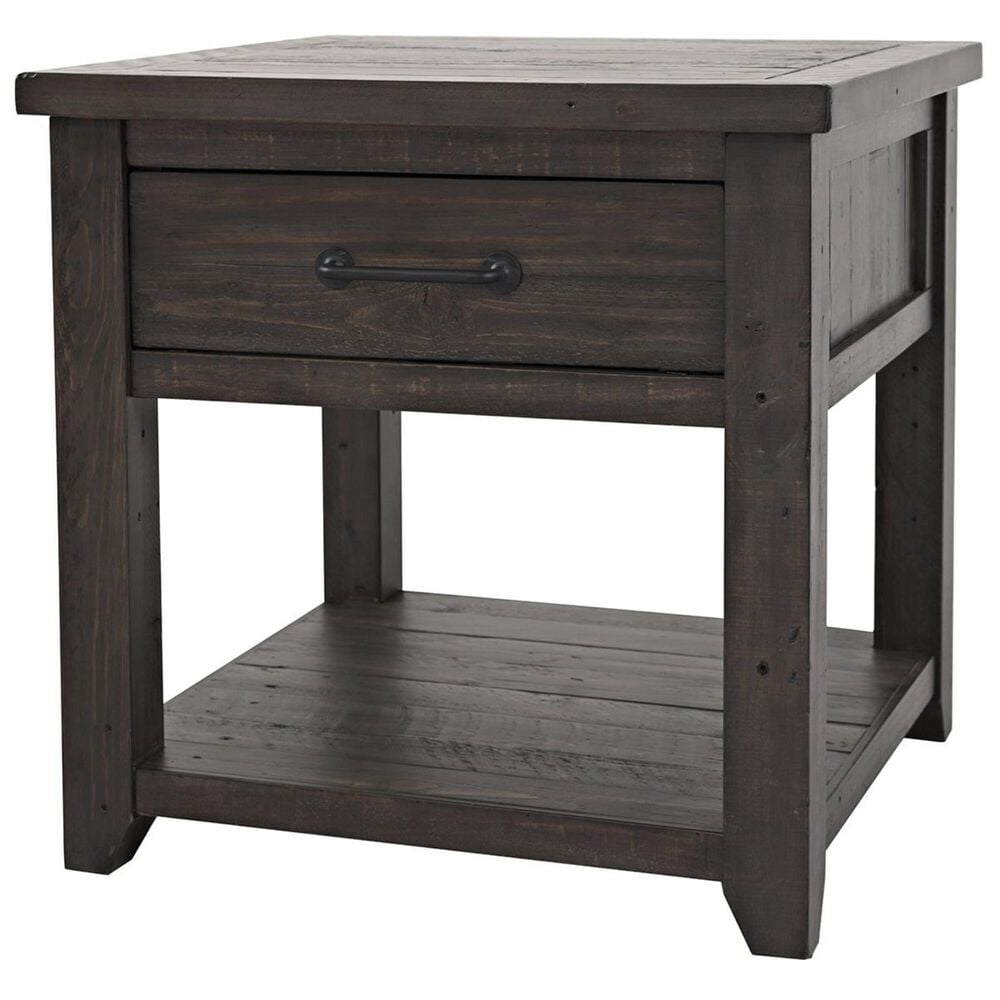 Waltham Madison County End Table in Barnwood, , large