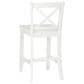 Linon Home Decor Torino X-Back Counter Stool in White, , large