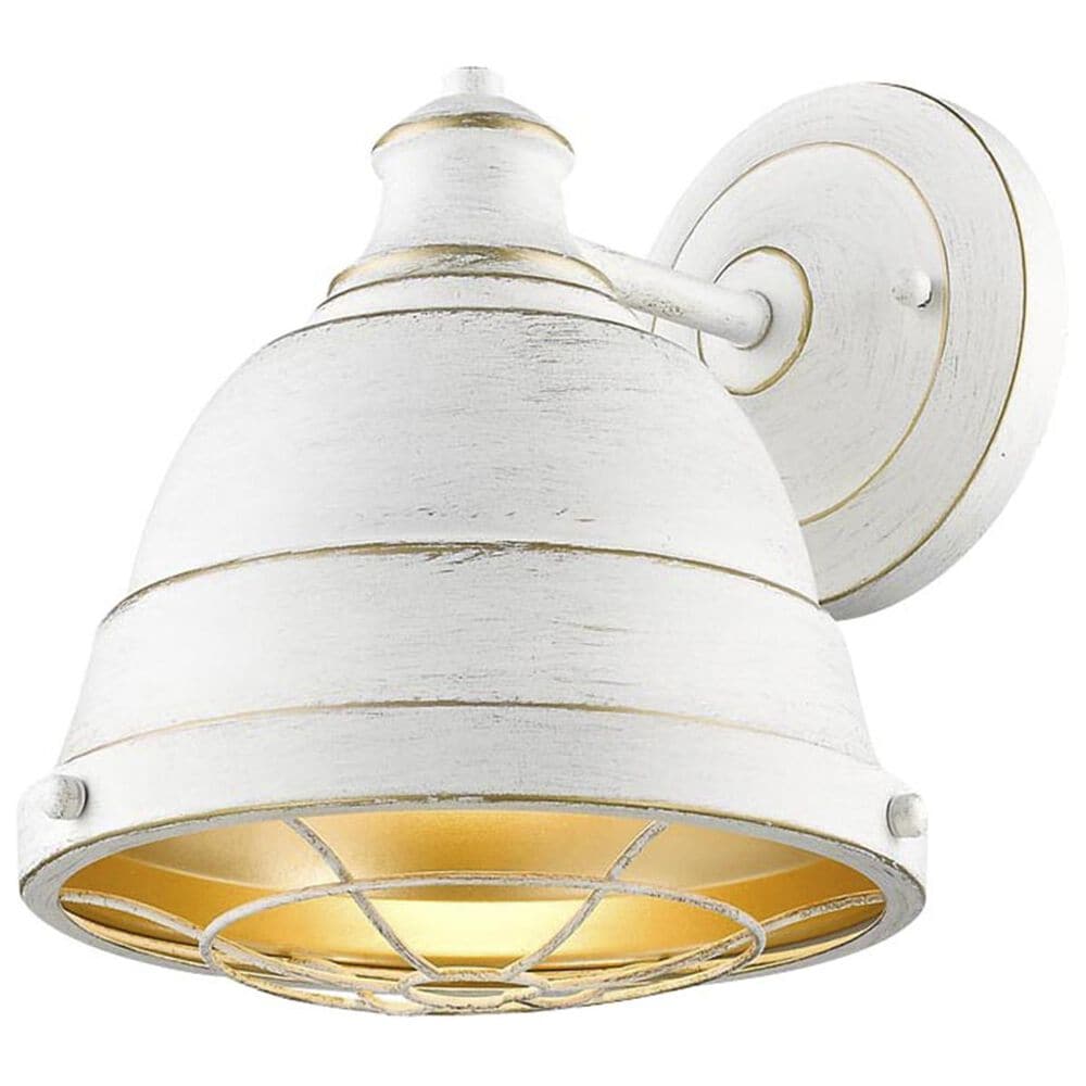 Golden Lighting Bartlett 1-Light Wall Sconce in French White, , large