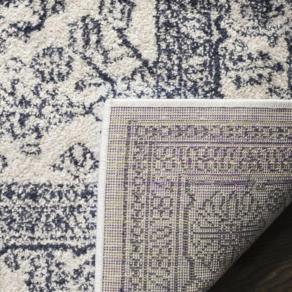 Safavieh Adirondack ADR108R 4&#39; x 6&#39; Ivory and Navy Area Rug, , large
