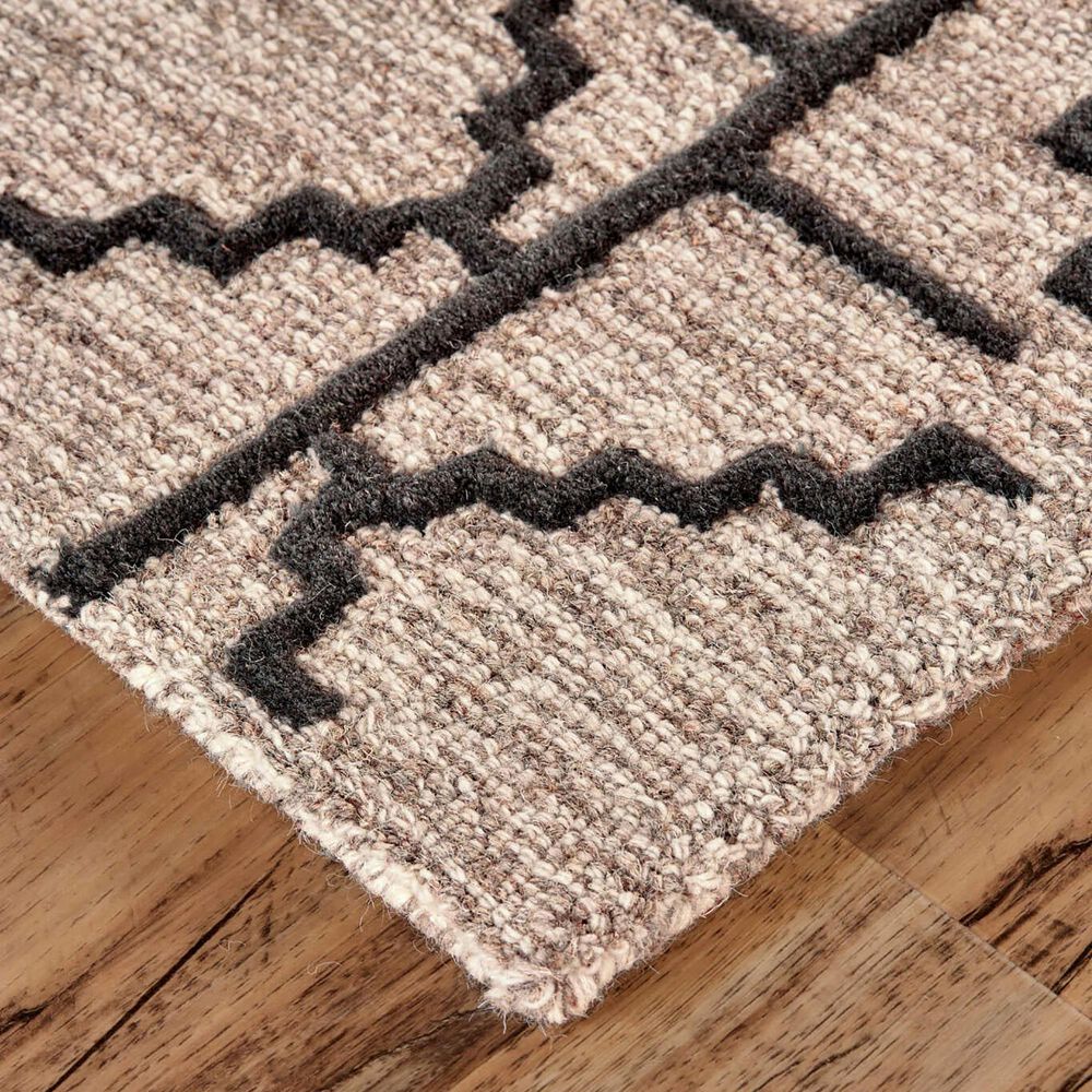 Feizy Enzo 2&#39; x 3&#39; Charcoal and Gray Area Rug, , large
