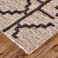 Feizy Enzo 2" x 3" Charcoal and Gray Area Rug, , large