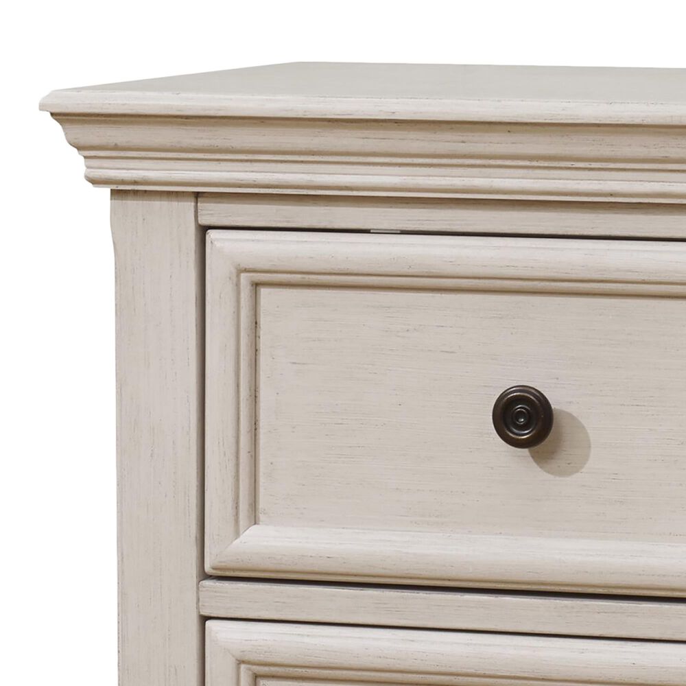 Sorelle Portofino 2-Drawer Nightstand in Brushed Ivory, , large