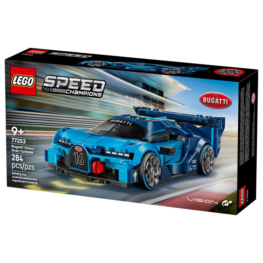 LEGO Speed Champions Bugatti Vision GT Hyper Sports Car Building Set, , large