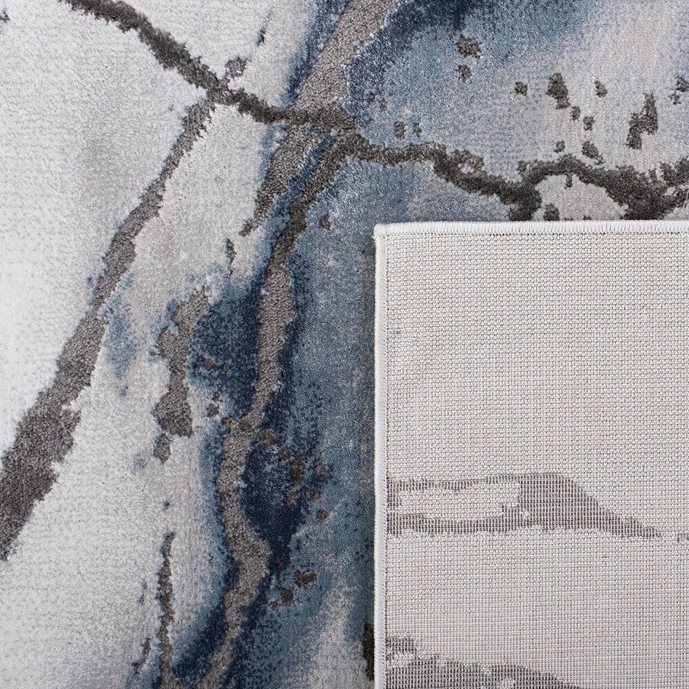 Safavieh Craft 2&#39;3&quot; x 6&#39; Grey and Blue Runner, , large