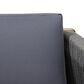 Hearth and Haven Laurel 2-Piece Patio Conversation Set with Gray Cushion in Teak, , large