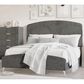 New Heritage Design Kailani King Upholstered Bed in Gray, , large