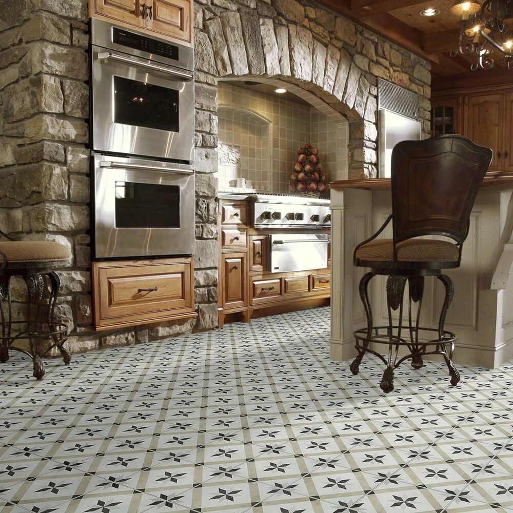 Shaw Revival Maria Pearl 8" x 8" Porcelain Tile, , large