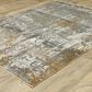 Oriental Weavers Hayden 9"10" x 12"10" Grey and Gold Area Rug, , large
