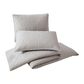 Peking Handicraft Solid Stitch 3-Piece King Bedspread Set in Grey, , large